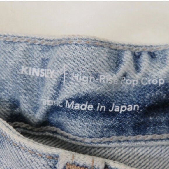 AG Adriano Goldschmied size 31 Kinsley Straight High Rise Crop Jeans NEW $227 - Picture 2 of 8